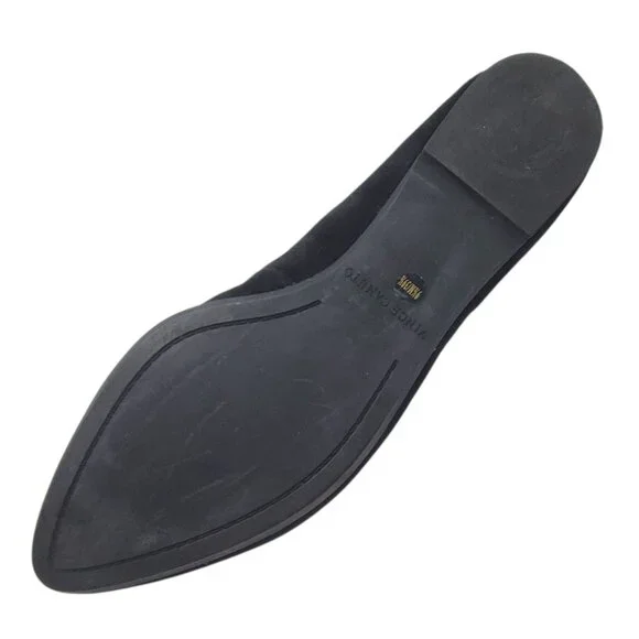 Vince Camuto Black Suede Womens Slip-On Loafers Shoes Size 9.5M VV Ramore - Picture 11 of 14